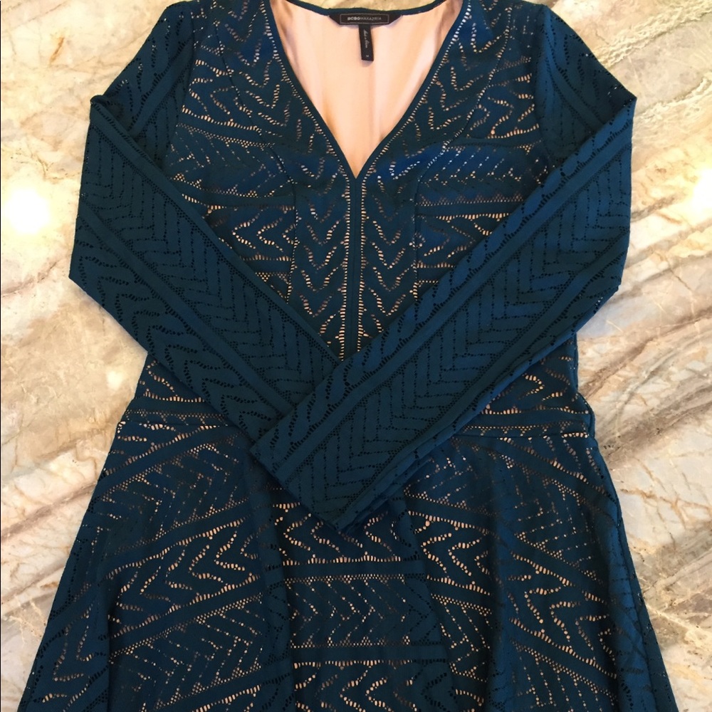 BCBG Green Dress